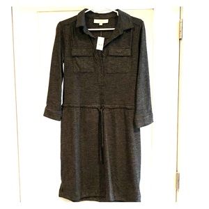 Gray long sleeve LOFT Dress NWT - XS